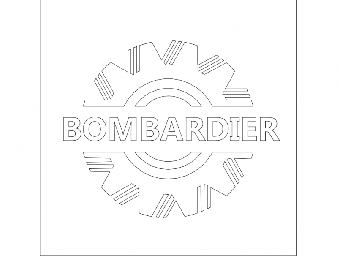 Макет "Логотип Bombardier" #7094110851 0