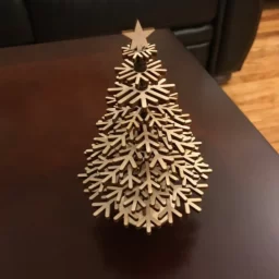 Макет "Рождественская елка в плоской упаковке" 0