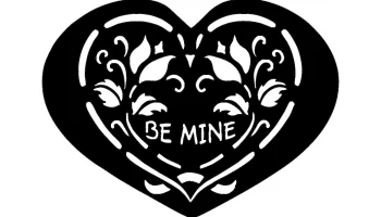 The layout of "Be mine"