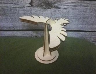 Макет "Балансирующая птица деревянная модель комплект детские развивающие игрушки" 3