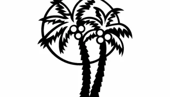 Макет "пальмовое дерево" #8444495897