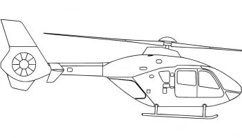 Макет "Силуэт вертолета" #246886240