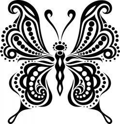 Макет "Татуировка бабочки" #888865993 0