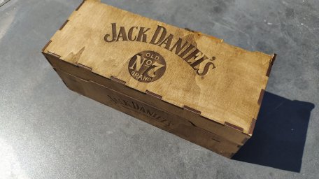 Макет "Подставка для бутылки виски Jack daniels" 2