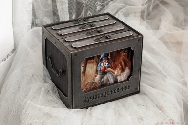 Макет "Деревянная коробка для фотоальбома" 2