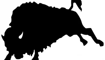 Layout "Silhouette of a bull" #775402439