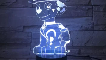 Макет "Paw patrol 3d акриловые привело ночной свет аниме игрушка дети подарок"