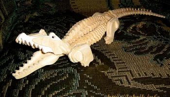 Крокодил 3d пазл