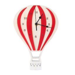Макет "Воздушный шар настенные часы детская комната декор стены" 2