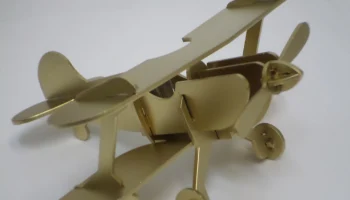 Макет "Винтажный ретро самолет биплан самолет самолет модель"