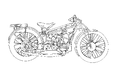 Layout Old motorcycle #1464127751 0