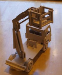 Макет "Деревянный вишневый пикап грузовик детская игрушка грузовик установленный воздушная ра" 1