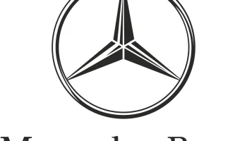 Макет "Mercedes benz логотип вектор"