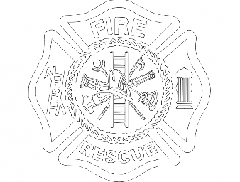 Макет "Пожарный логотип" 0