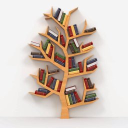 Макет "Kitaplık (ağaç modeli)" 0