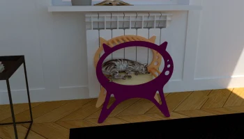 Макет "Домик для котенка кошачья кровать домик для домашних животных"