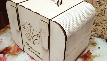 Макет "Roombox дорожный кукольный домик в чемодане"