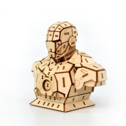 Макет "Железный человек 3d деревянный пазл" 1