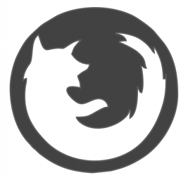Макет "Логотип Firefox" 0