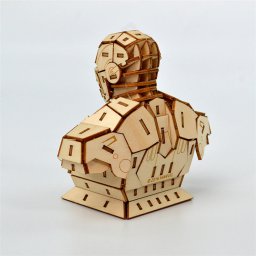 Макет "Железный человек 3d деревянный пазл" 2