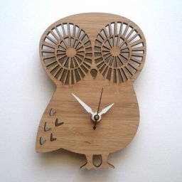 Макет "Часы в форме совы" 0