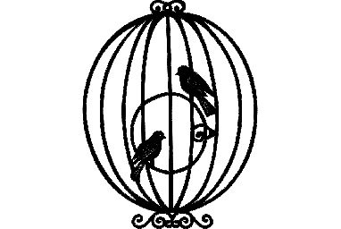 Макет "Клетка для птиц" #5390872402 0