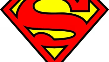 Макет "Супермен логотип вектор"