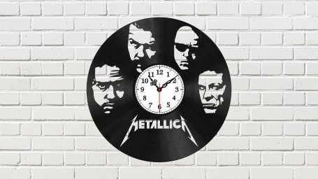 Макет "Настенные часы Metallica" 0