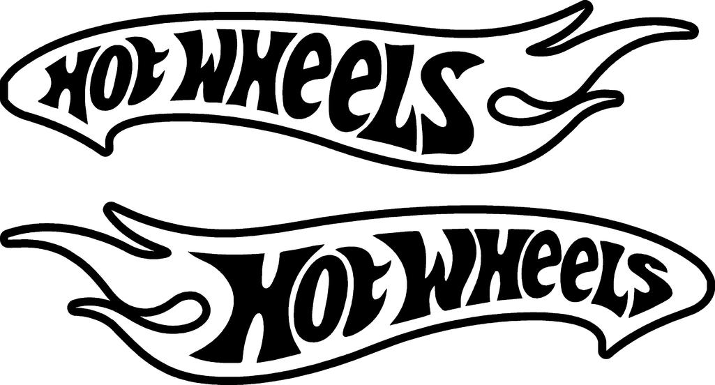 Макет "Hot wheels d". SVG. 