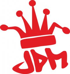 Макет "Jdm king стикер вектор" 0