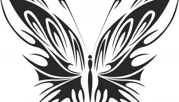 Племенная бабочка векторное искусство 40