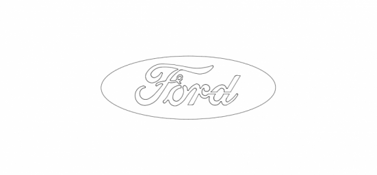 Макет "Проволока с логотипом Ford" 0
