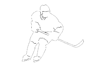 Mock-up "Hockey Player" #447793804 0