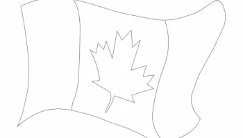 Макет "Флаг Канады"