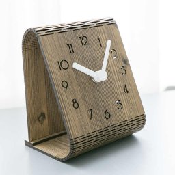 Макет "Современный минималистский шаблон часов для рабочего стола" 0
