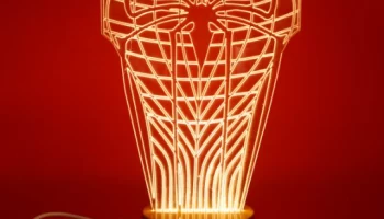 Макет "Костюм человека-паука 3d иллюзионная лампа"