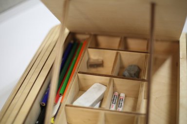 Макет "Коробка для хранения для студентов" 1