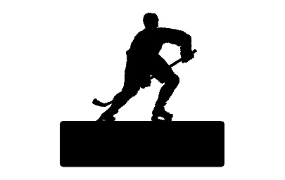 Mock-up "Hockey player with a sign" #1204066241 0