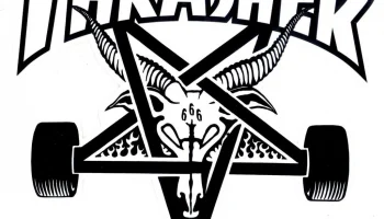 Макет "Логотип Thrasher"