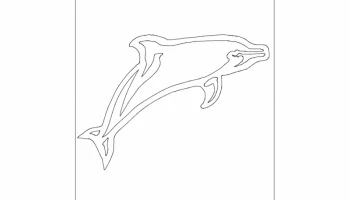 Макет "Гольфиньо (дельфин)" #925143858