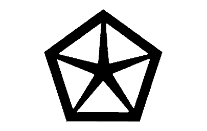 Макет "Крайслер старый логотип" 0
