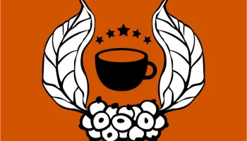 Макет "логотип кофе"