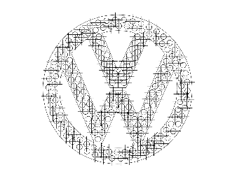 Макет "Логотип Vw" #1135099957 0