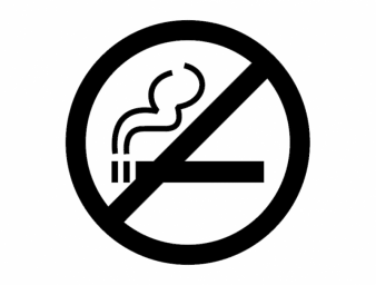 Макет "Знак запрета курения" 0