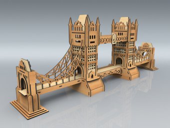 Макет "Модель башенного моста" 0