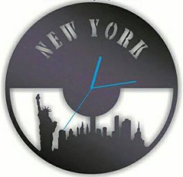 Макет "Виниловые часы нью-йорк cdr" #4116316139 0