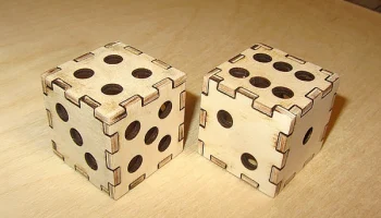 Макет "Кубики 3d головоломка"