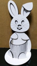 Макет "Карандашница кролик" 1