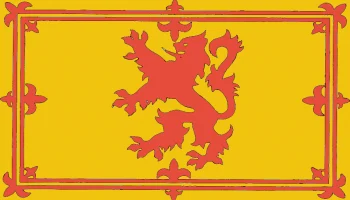 Макет "Королевский лев грозный флаг Шотландии"