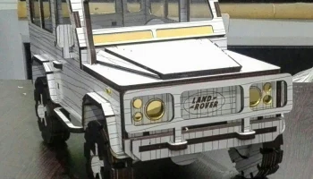 Макет "Land rover defender 3d model kit"